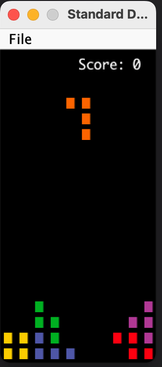 Tetris Game Example